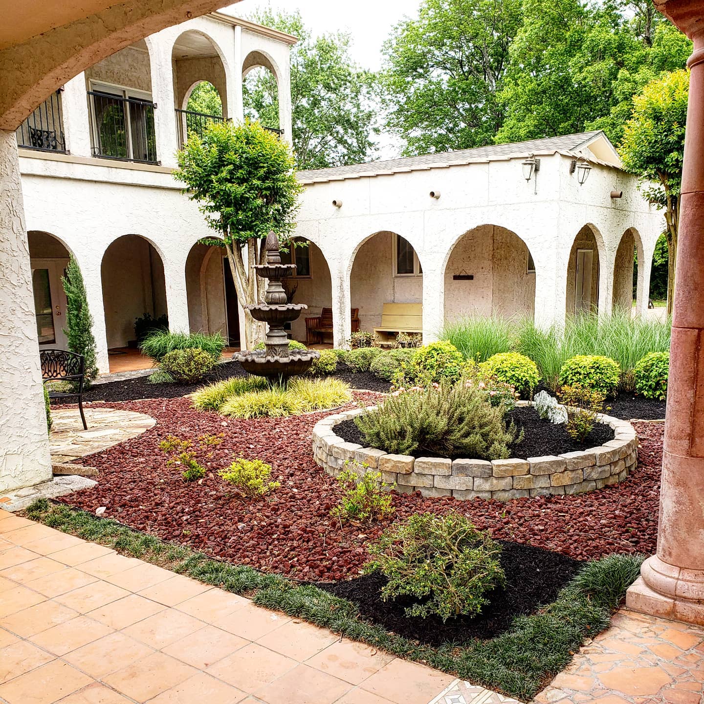 Front yard curb appeal planting