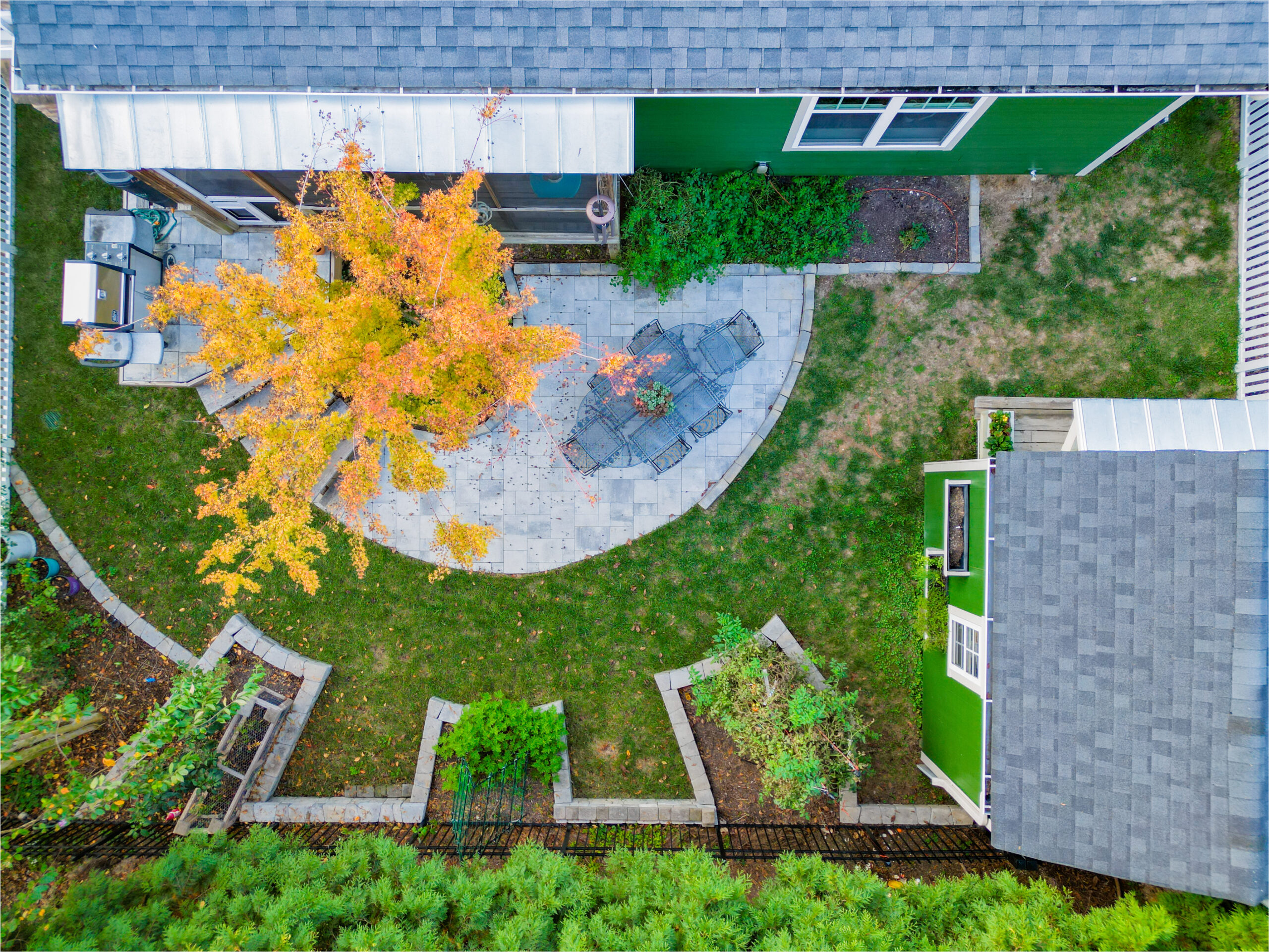 Plant design featuring native perennials in East Brainerd