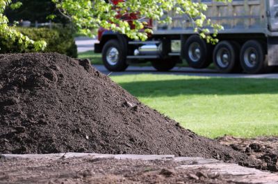 Topsoil installation and grading